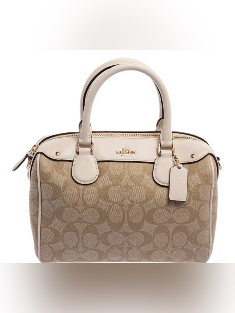 Coach Signature Mini Bennett Satchel w/strap